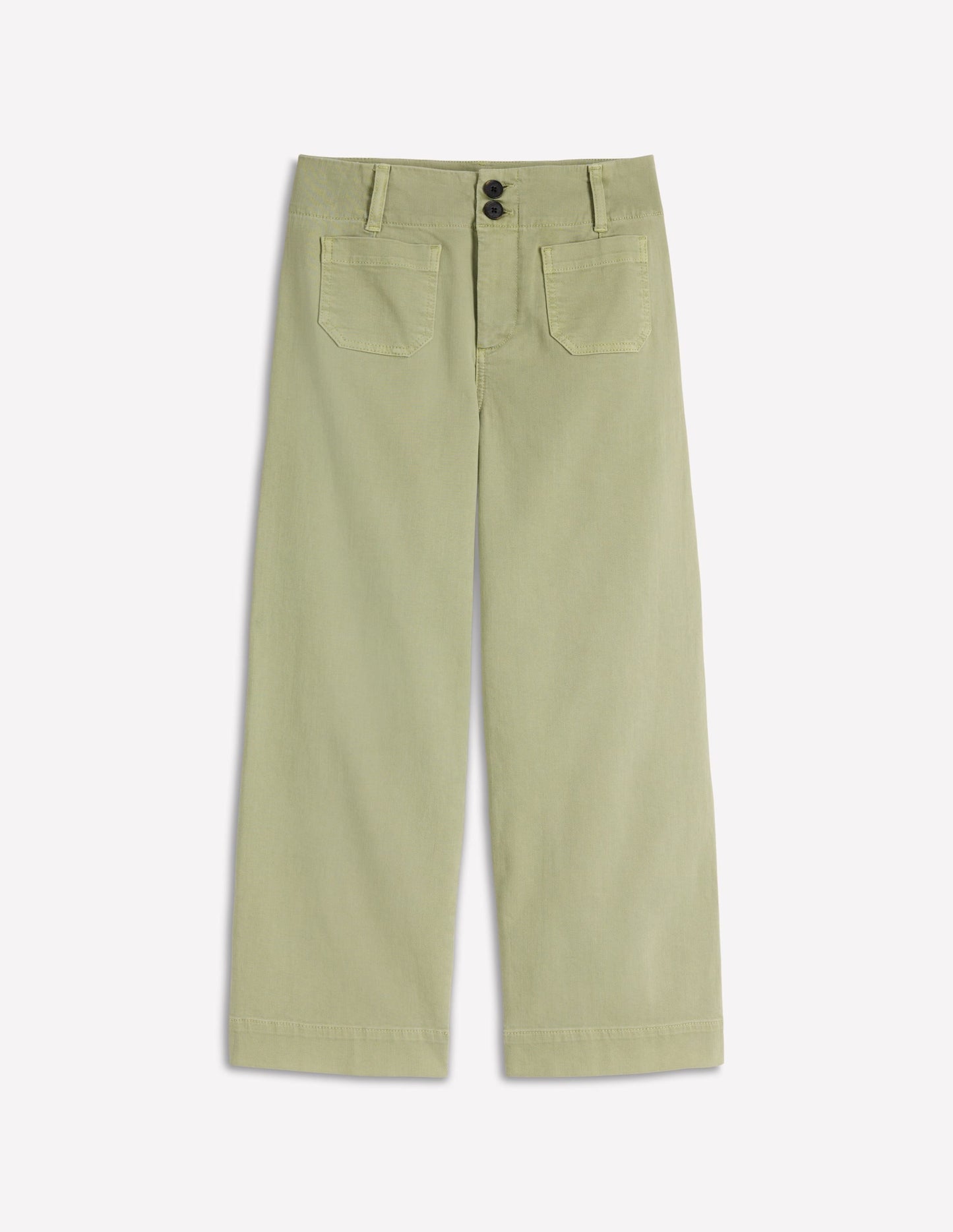 Primrose Cropped Pants-Soft Green