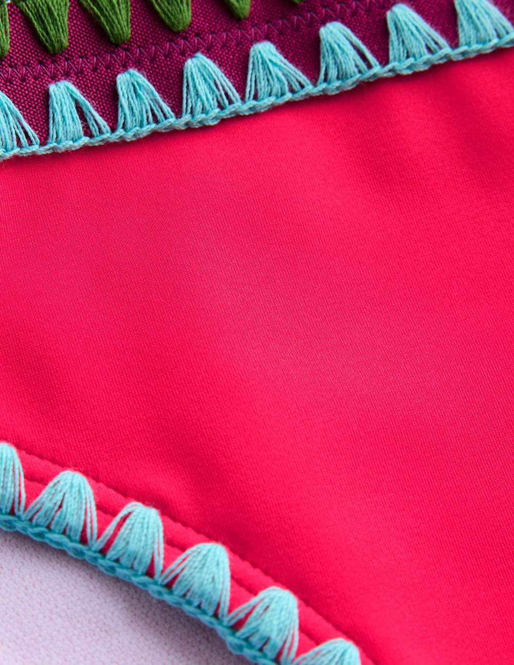 Porto Bikini Bottoms-Rosy, Embroidery