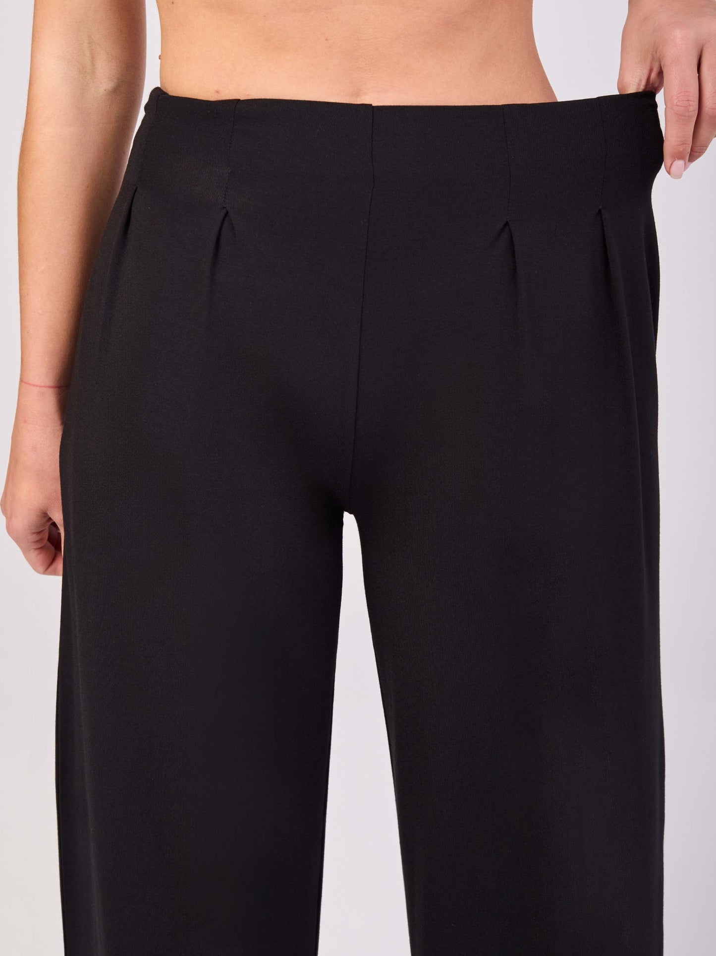 Emery Wide Leg Pants - Black
