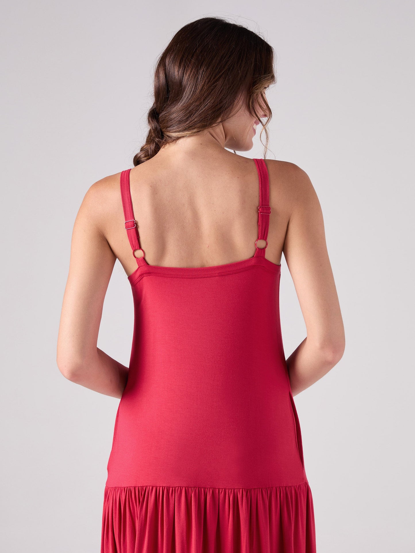Alma Dress - Cherry