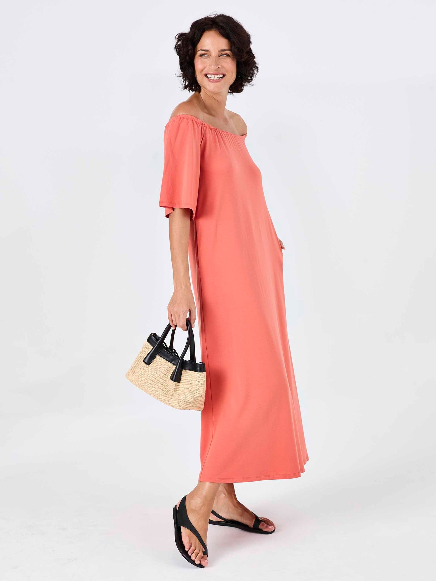 Arabella Dress - Burnt Sienna