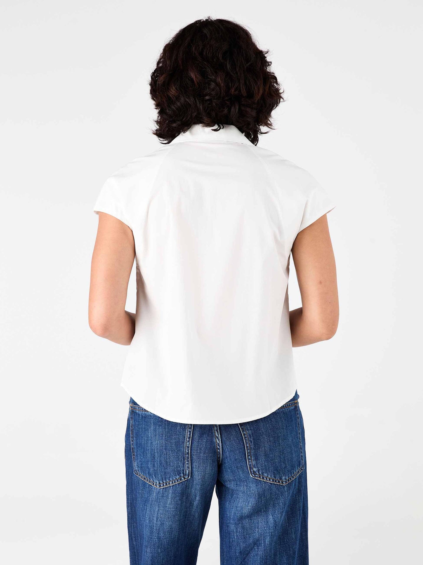 Laurel Poplin Shirt - White