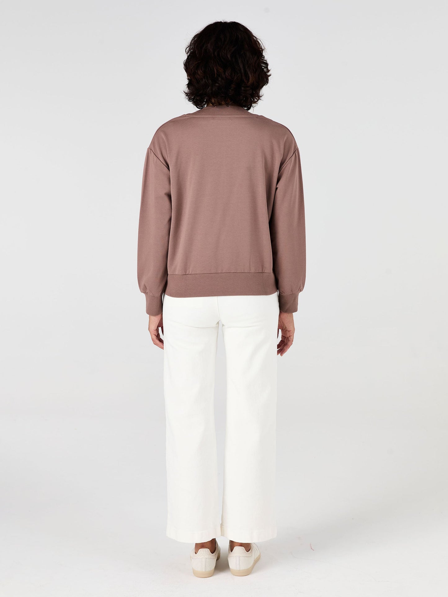 Leighton Sweat Top - Taupe