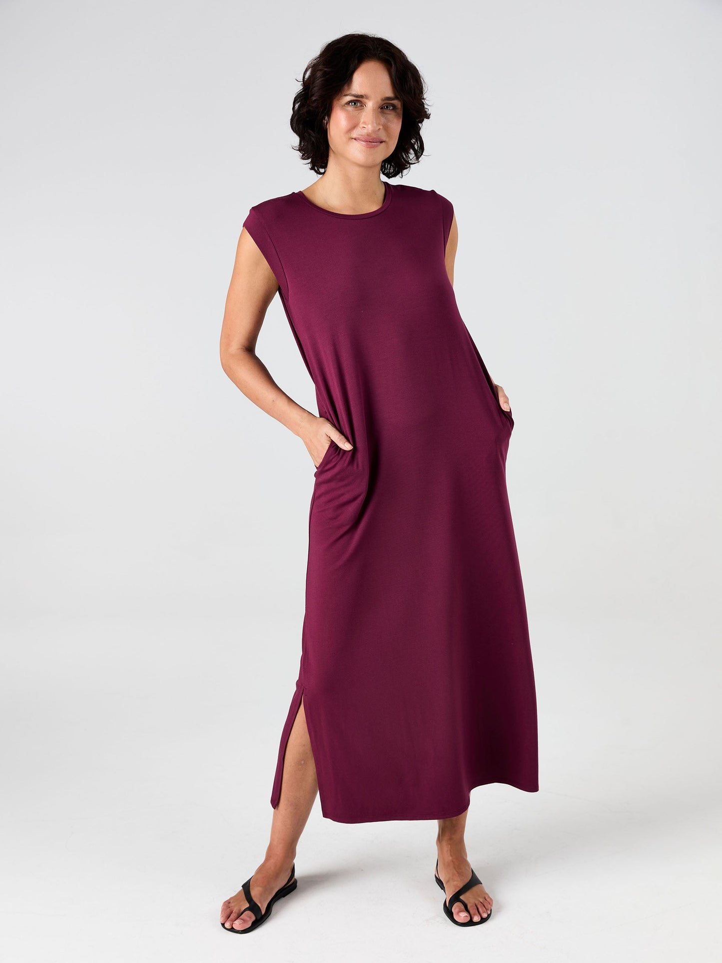 Roxy Maxi Dress - Ruby