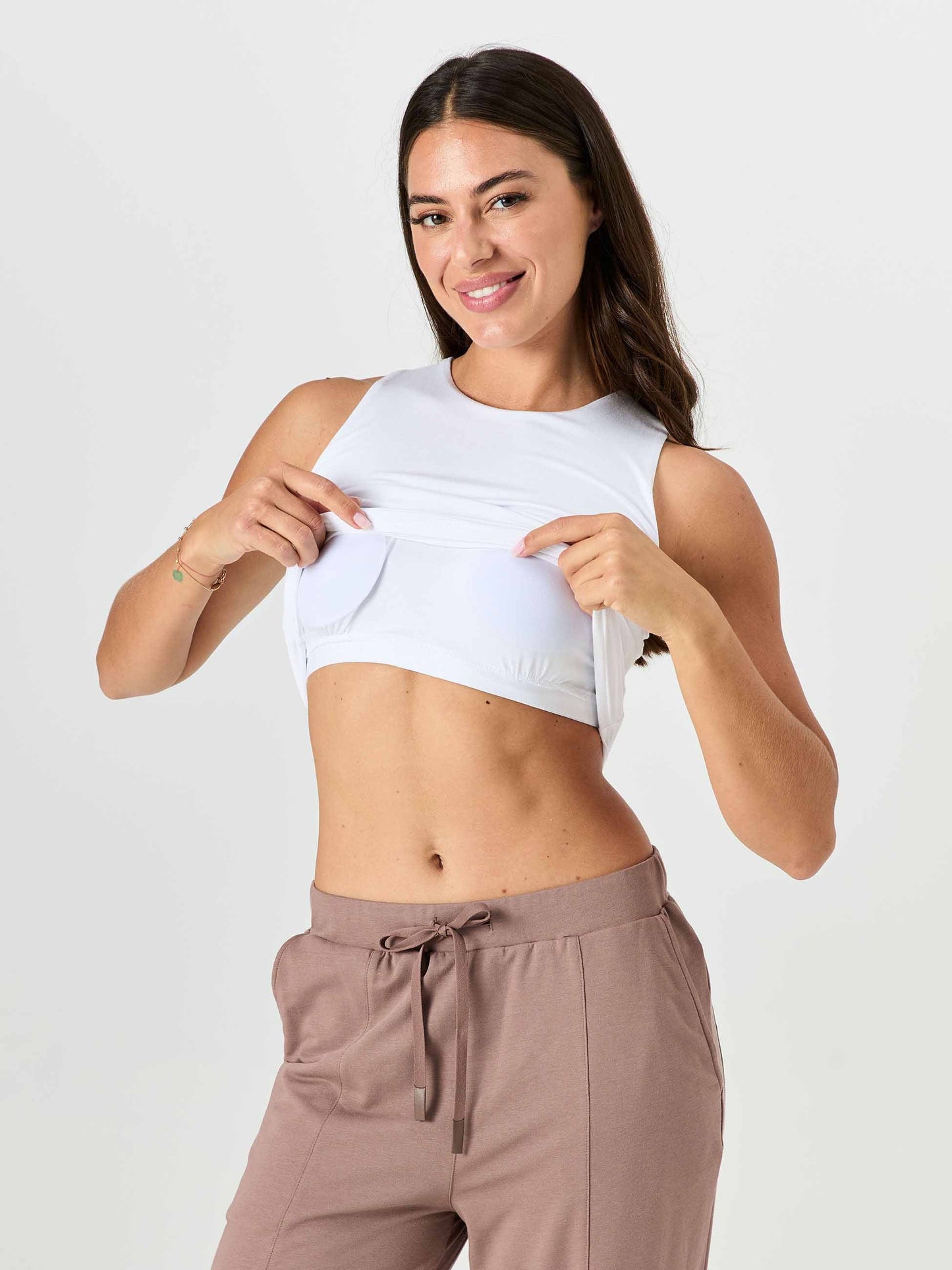Bruna Tank - White