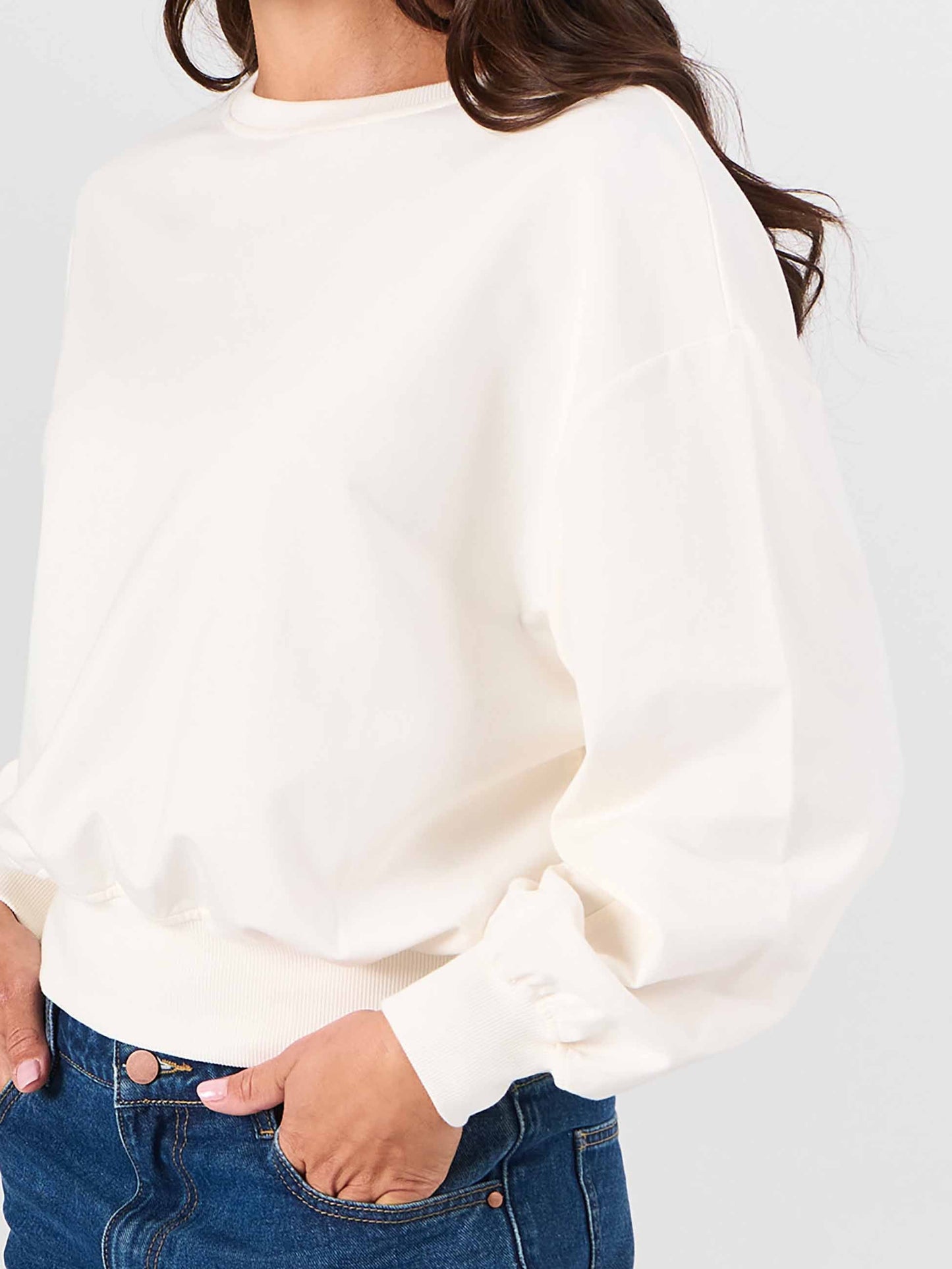 Samara Sweatshirt - Soft White