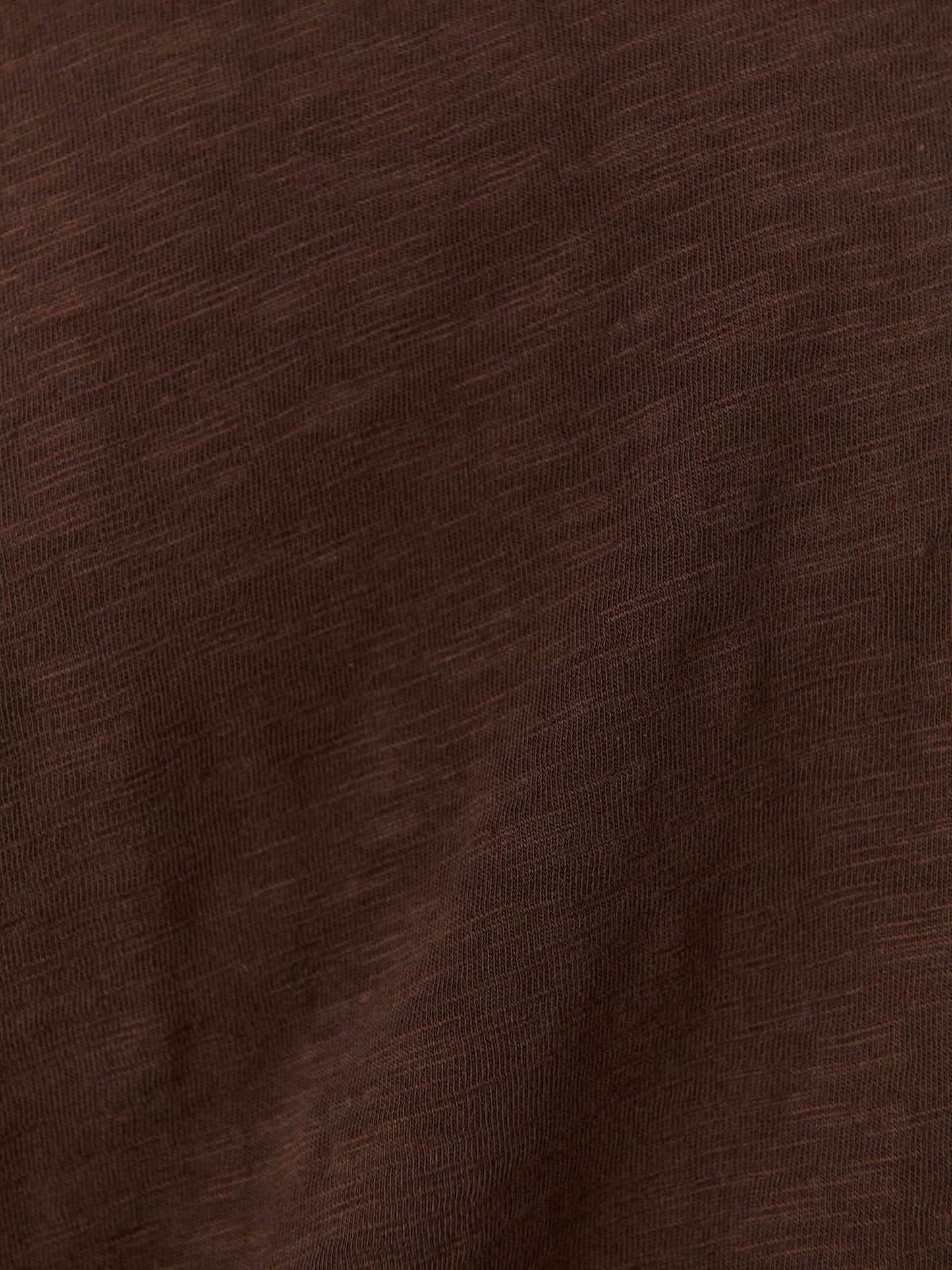 Textured Slub Eden Tee - Coffee Bean