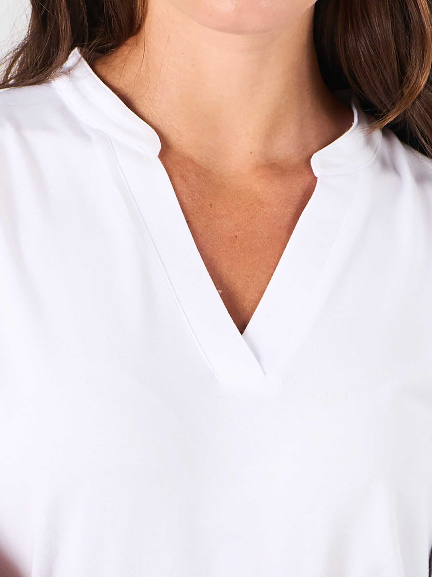 Nero Long Sleeve Top - White