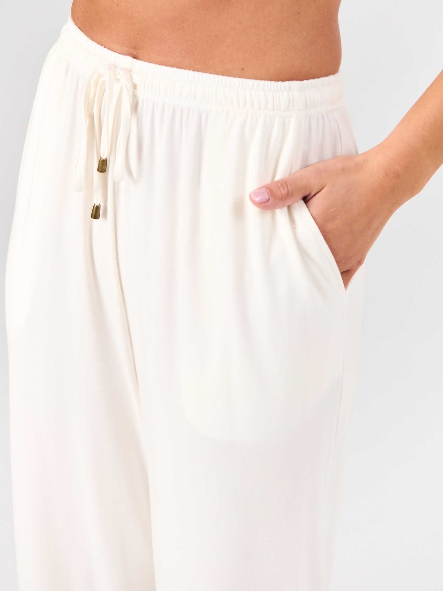 Modal Lounge Pant - Soft White
