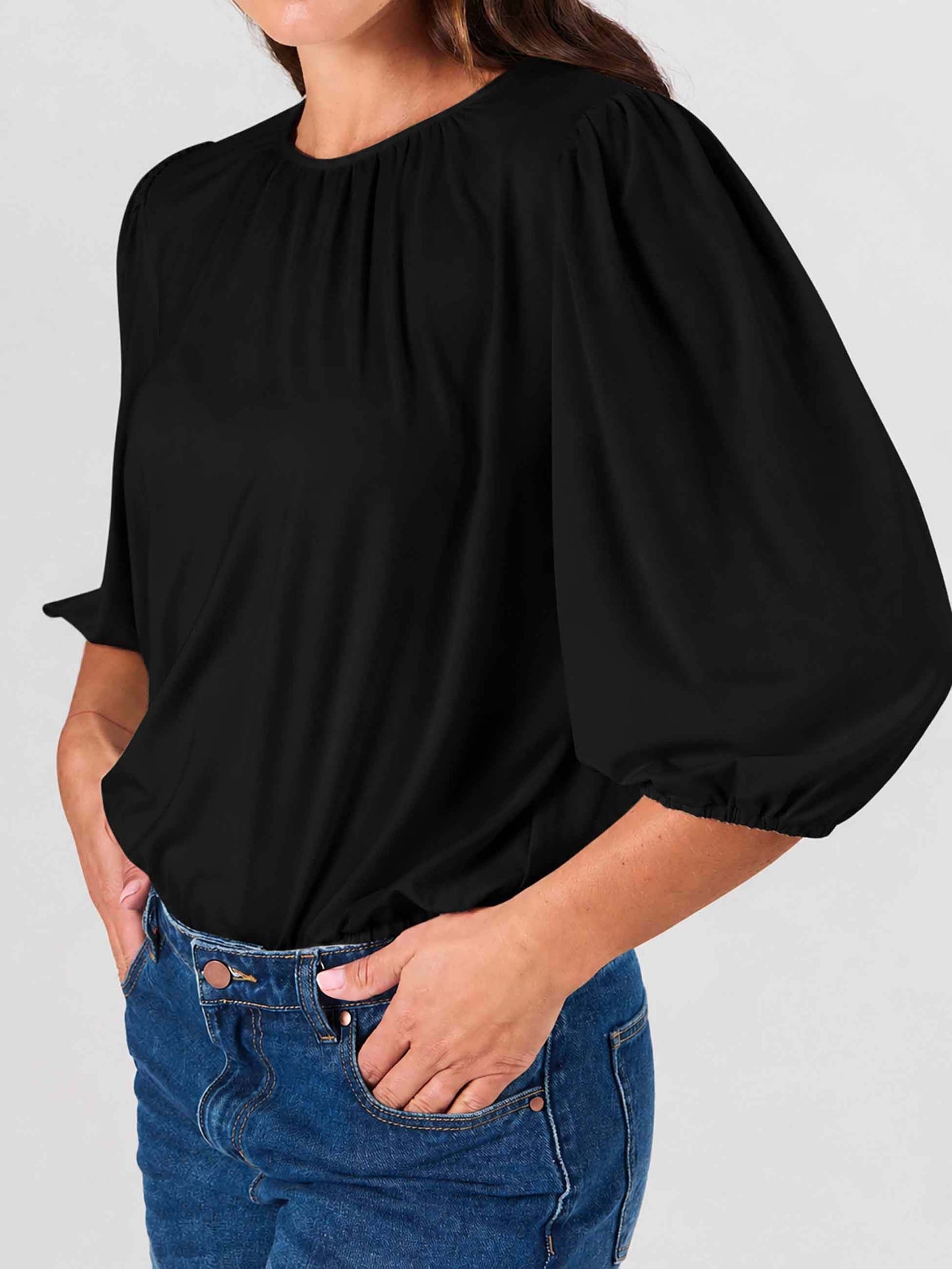 Millie Modal Top - Black