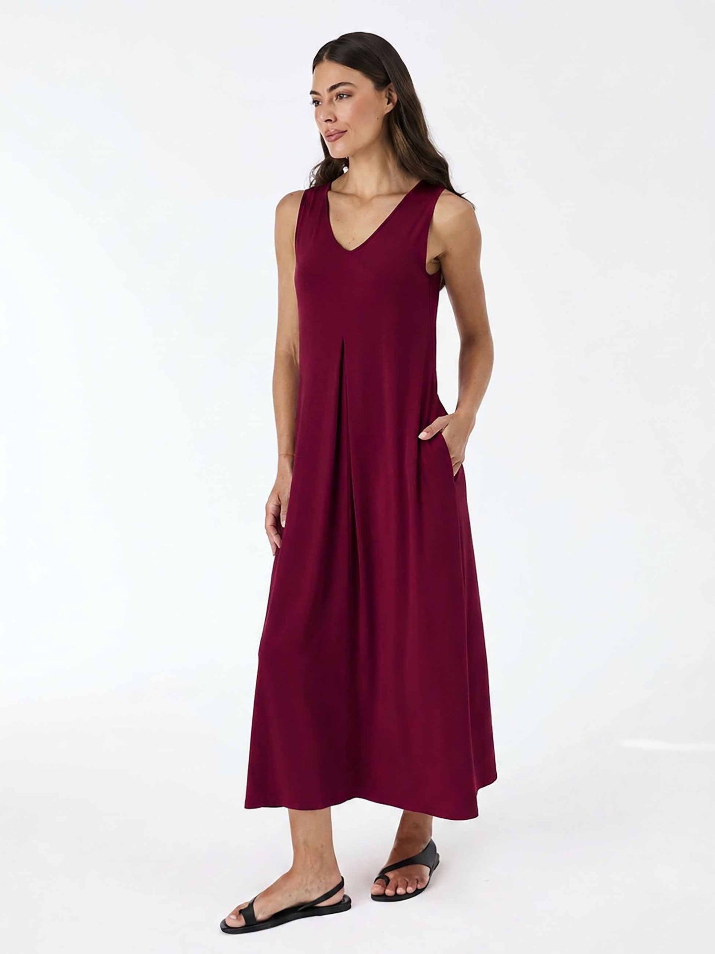 Dione Dress - Sangria