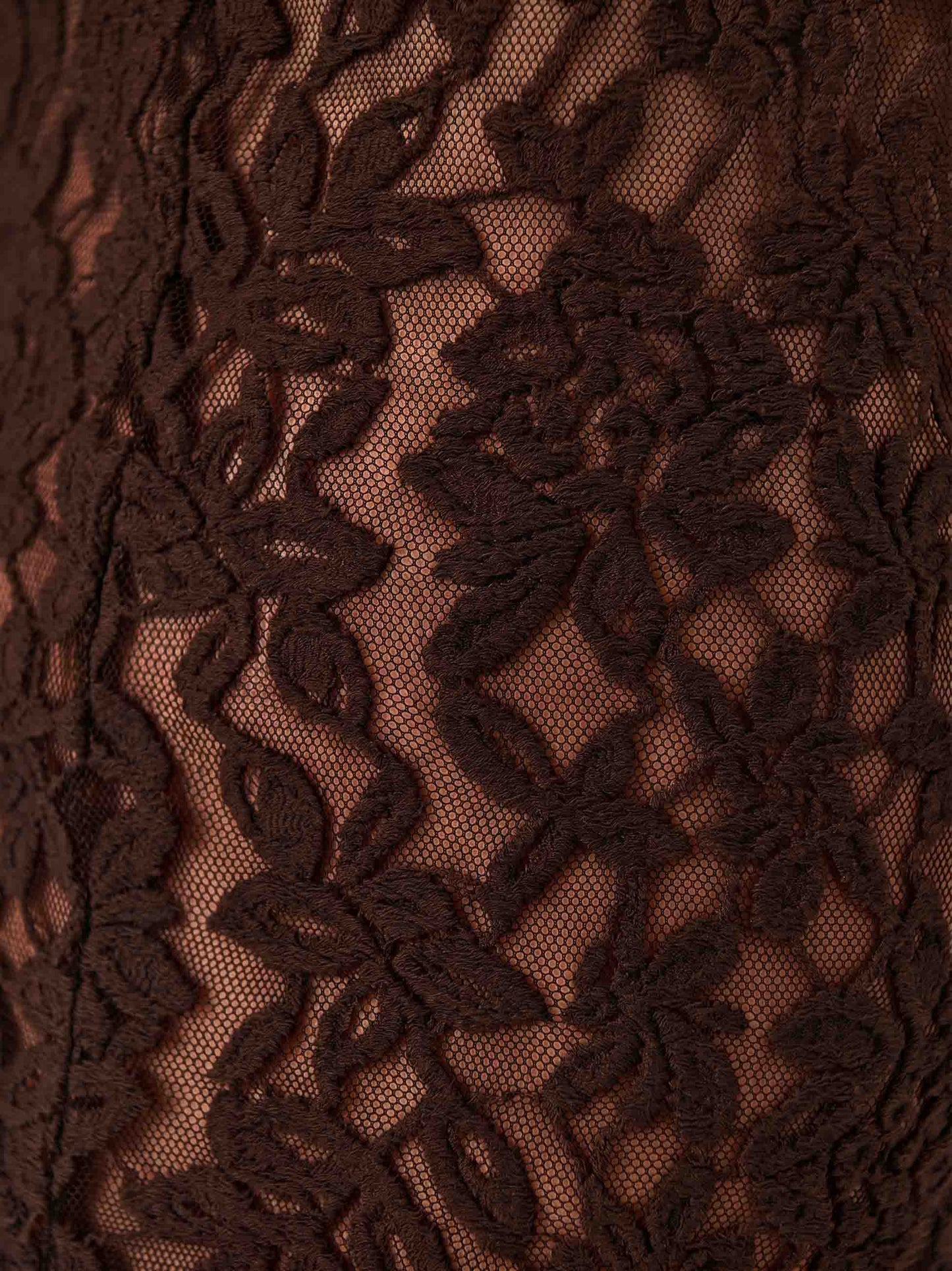 Chantelle Lace Pant - Coffee Bean