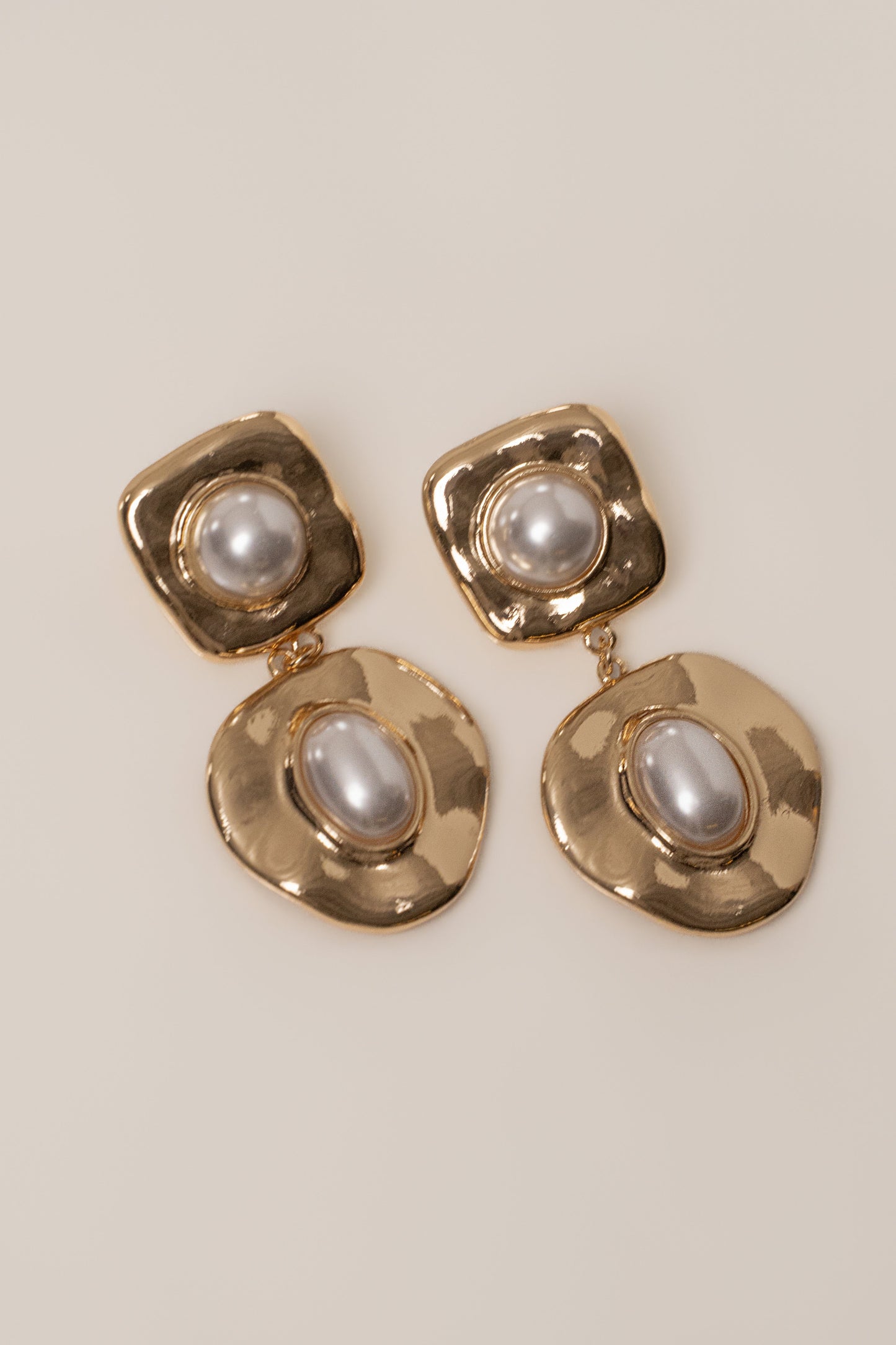 Gold Kai Pearl Dangle Earrings