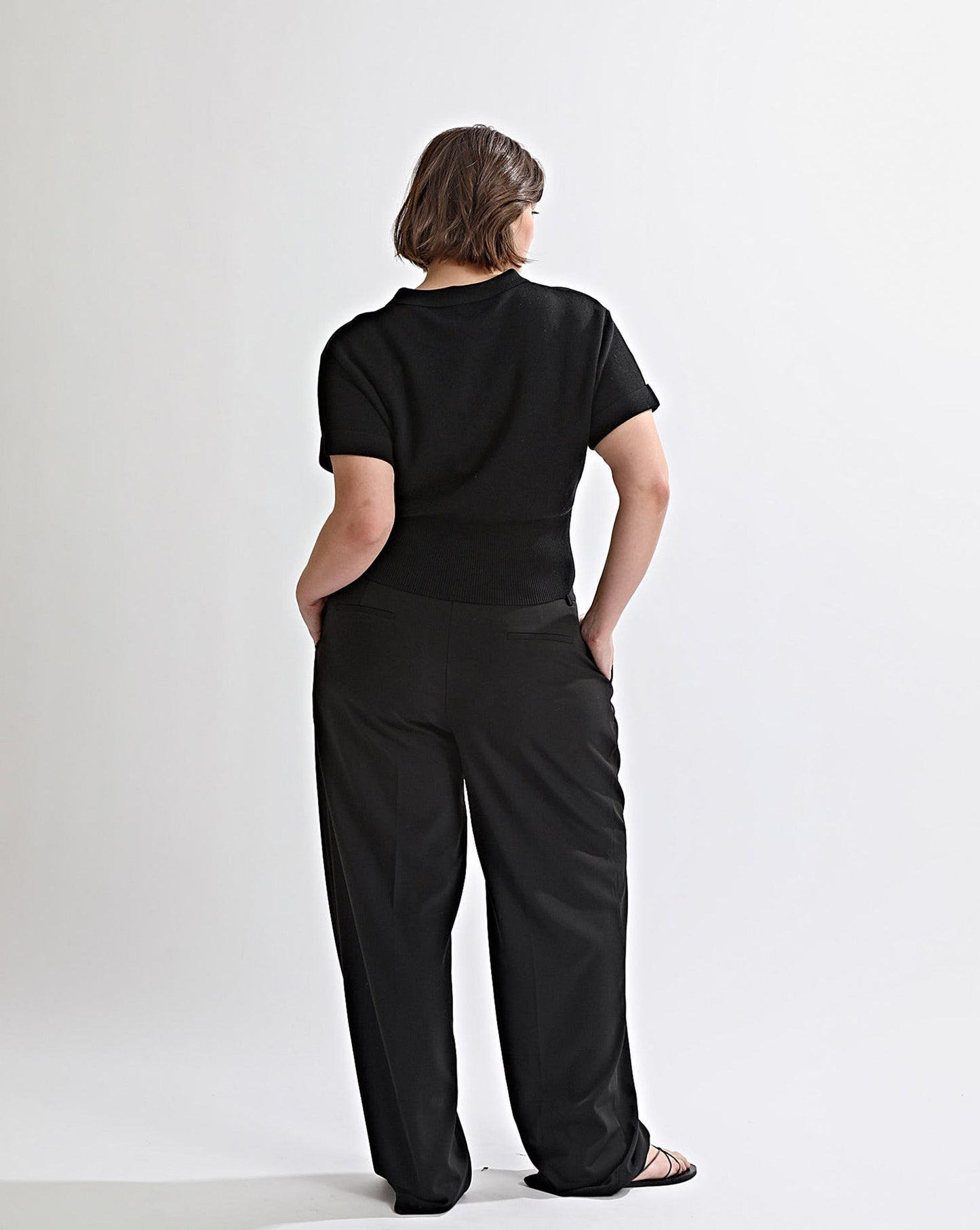 Naomi Trousers Black Regular/Tall
