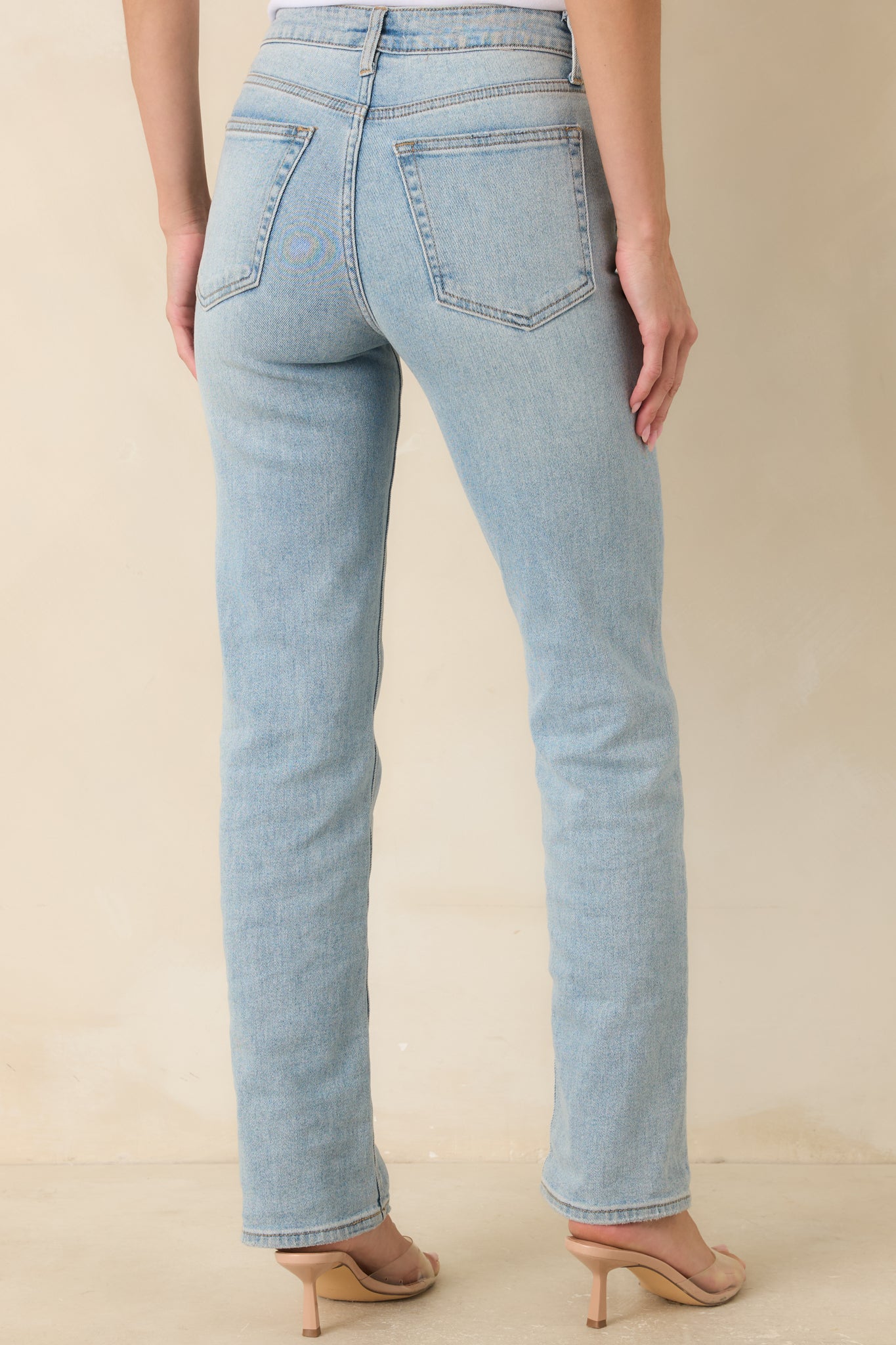 Dusk Enchantment Light Wash Straight Leg Jeans