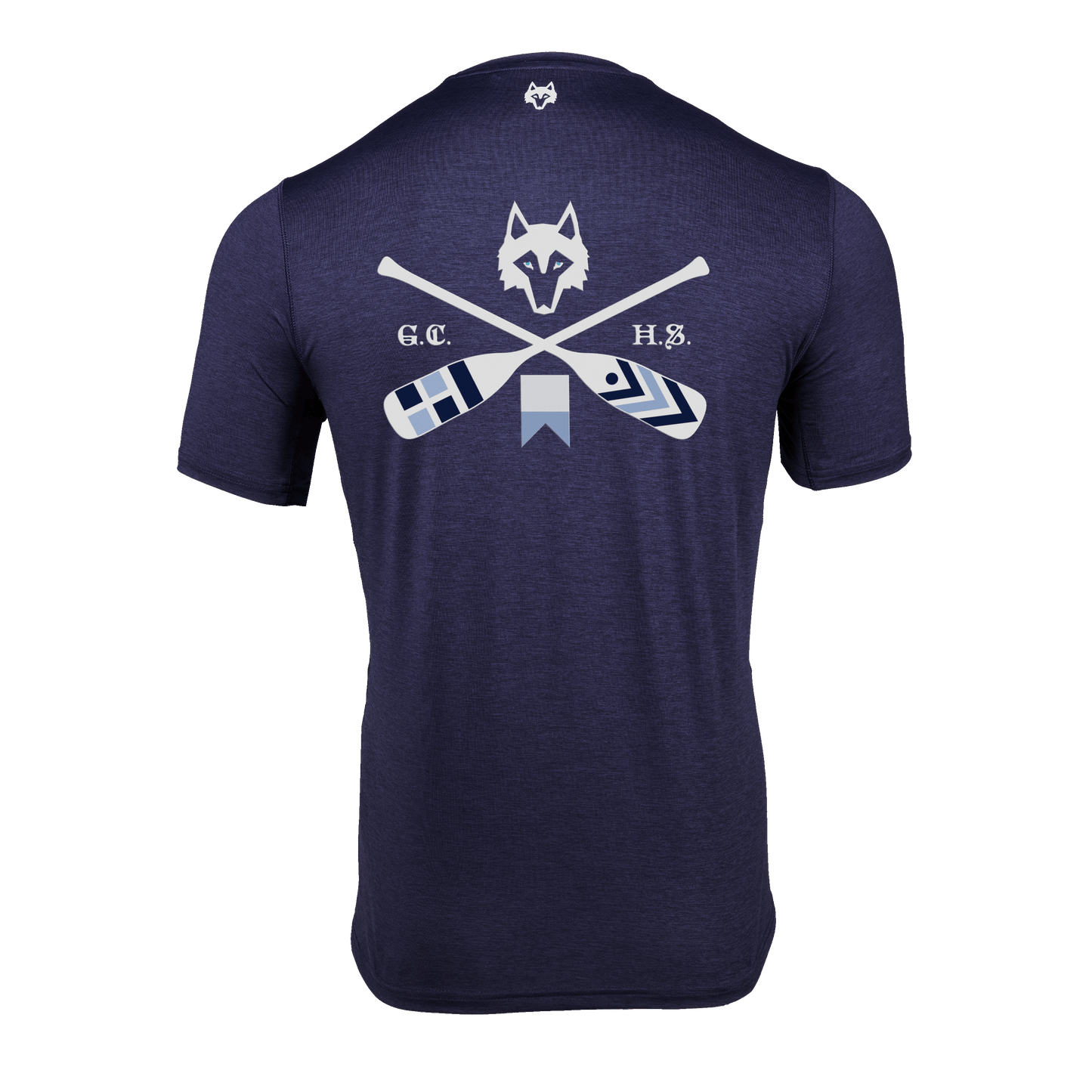 H.S. Crossed Paddles Guide Sport Short Sleeve Tee