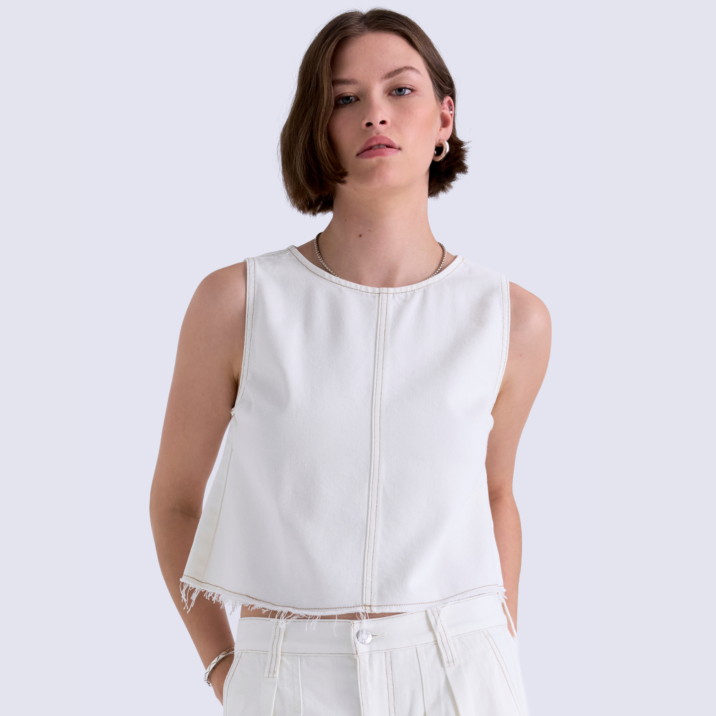 PISTOLA Rue Cropped Swing Top