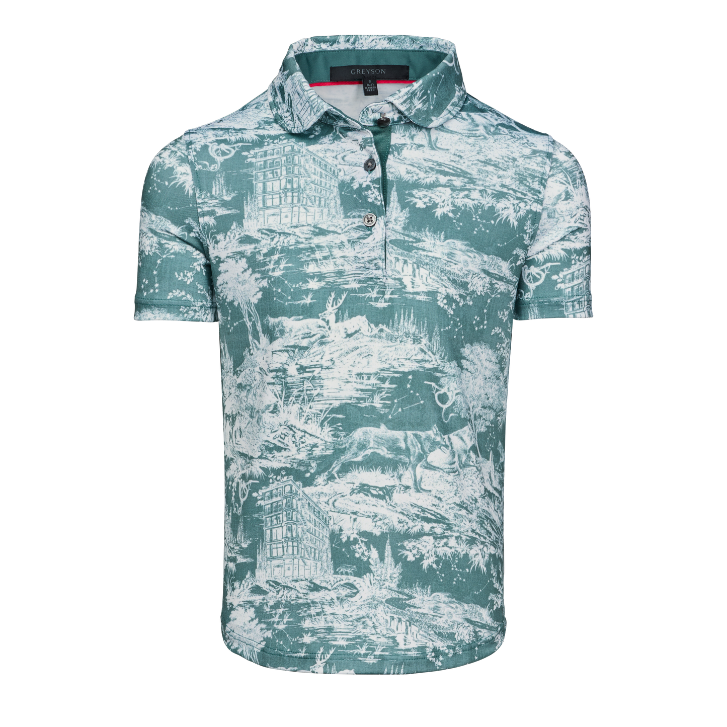 Girl's Huntress Toile Scarlett Polo