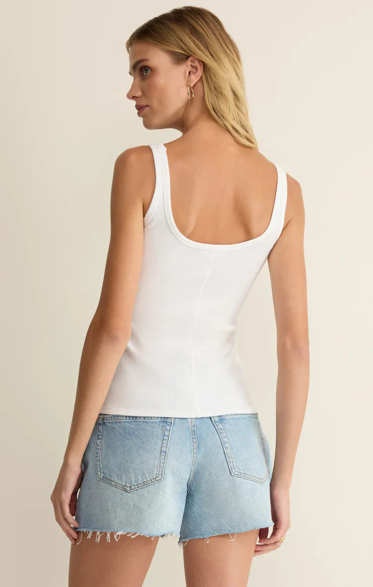 Renae Premium Rib Tank Top