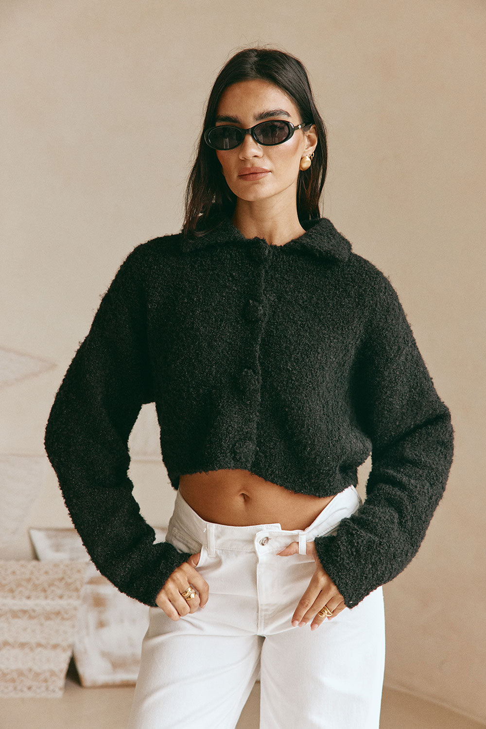 Addison Cardi - Black