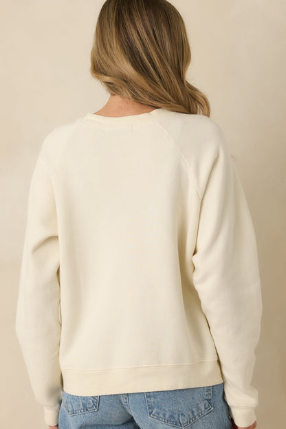 The Beach Boys Wouldn't It Be Nice Ivory Vintage Raglan Sweatshirt