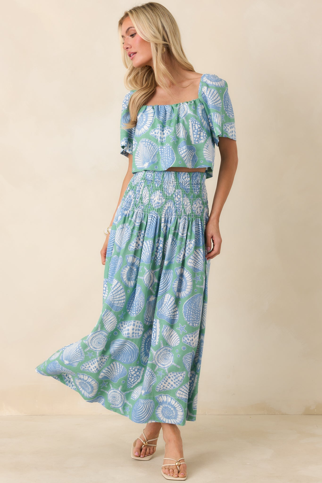 Paradisa Siesta Key Oceana Blue Multi Convertible Skirt Dress