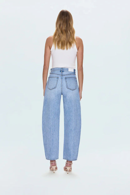 PISTOLA Wes High Rise Barrel Jean
