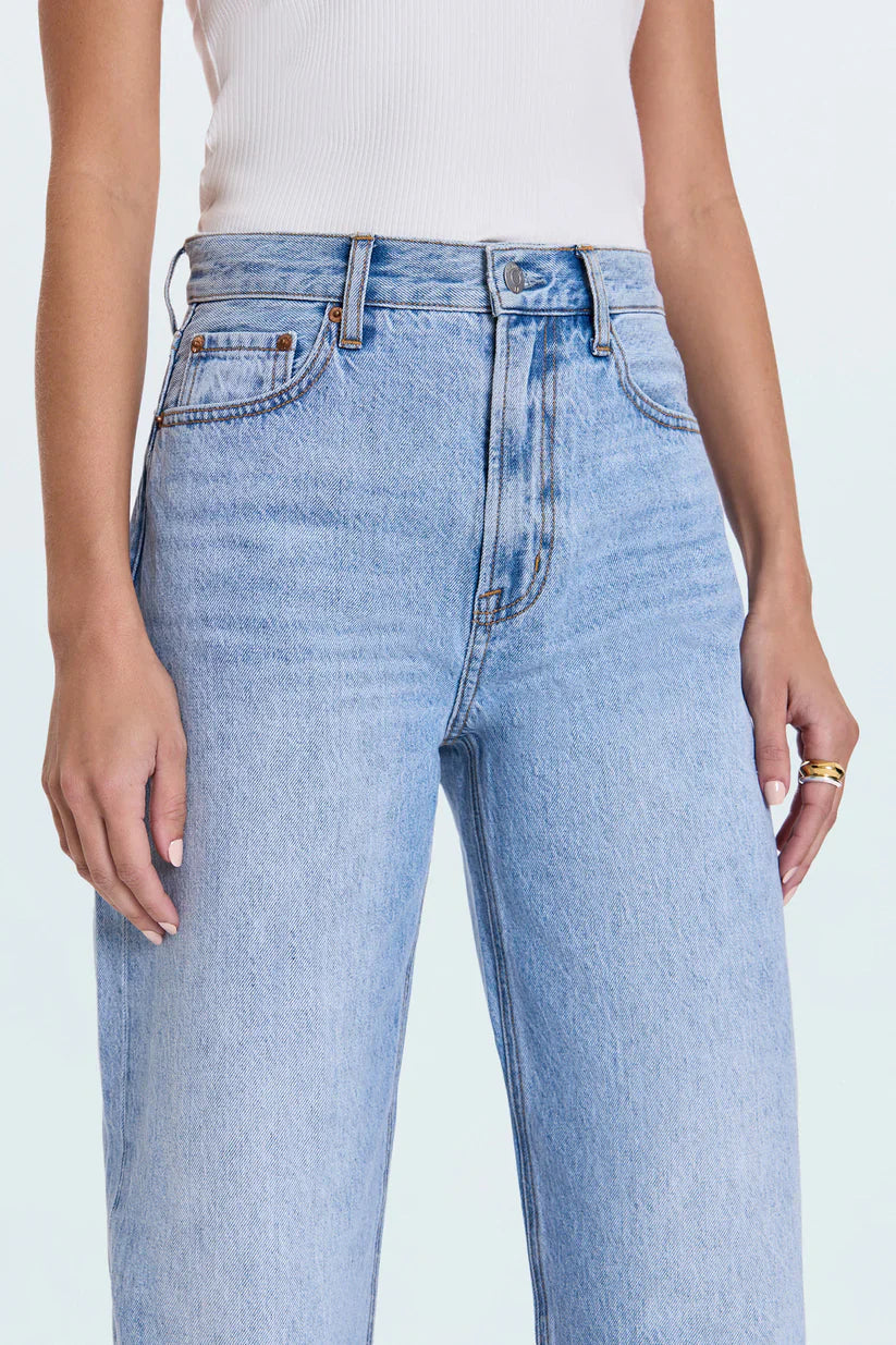 PISTOLA Wes High Rise Barrel Jean