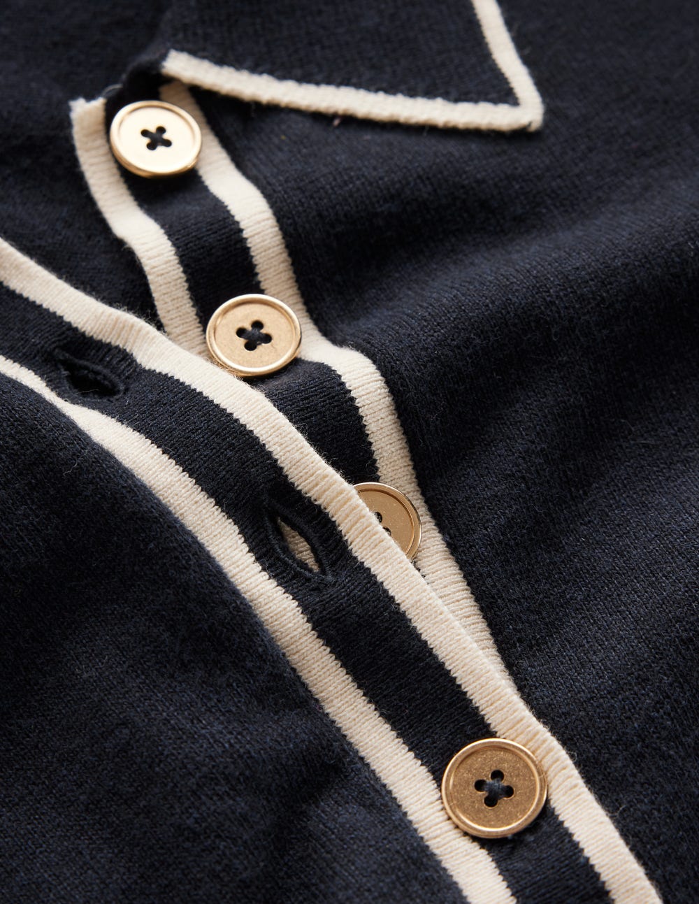 Liz Henley Sweater-Navy