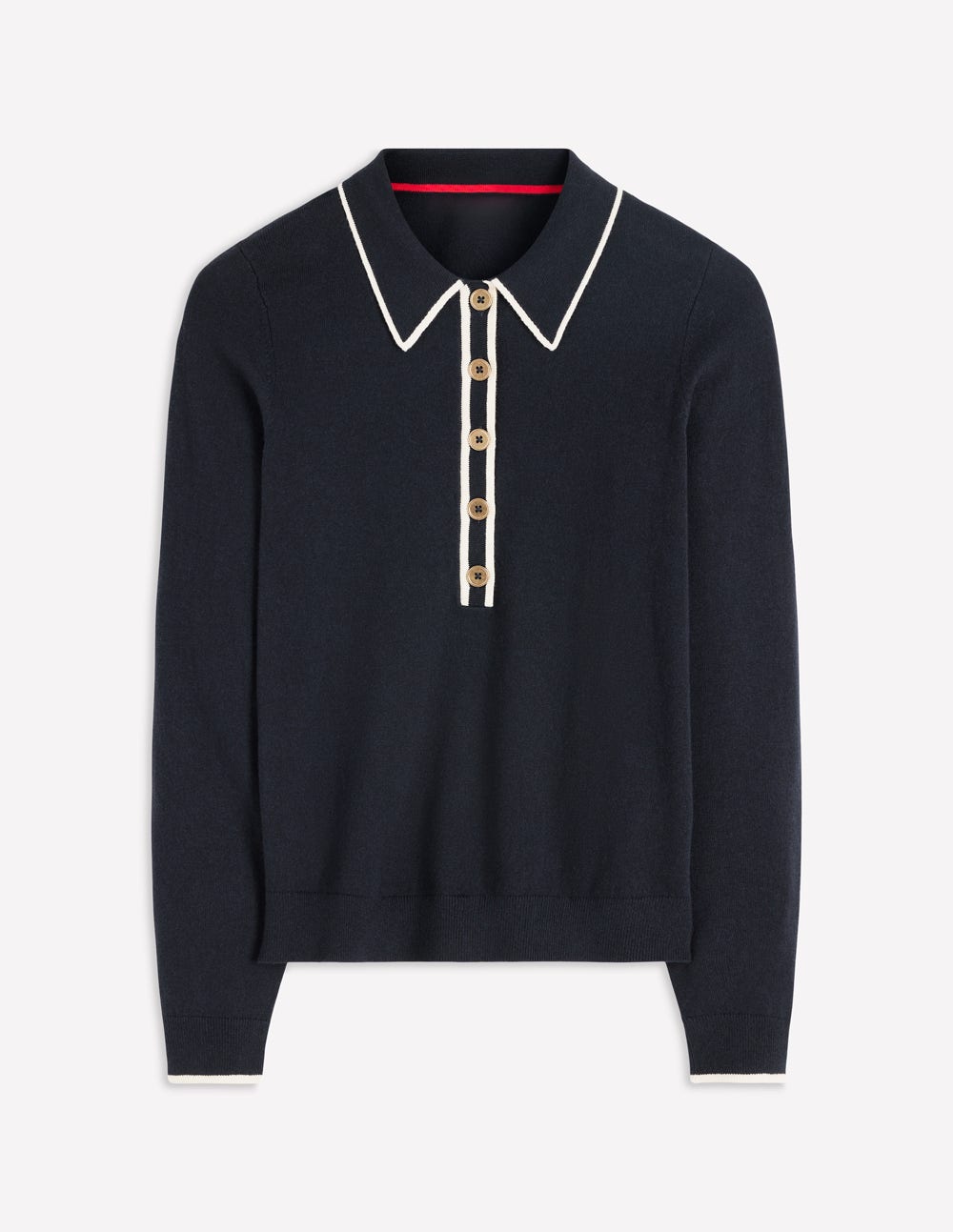 Liz Henley Sweater-Navy