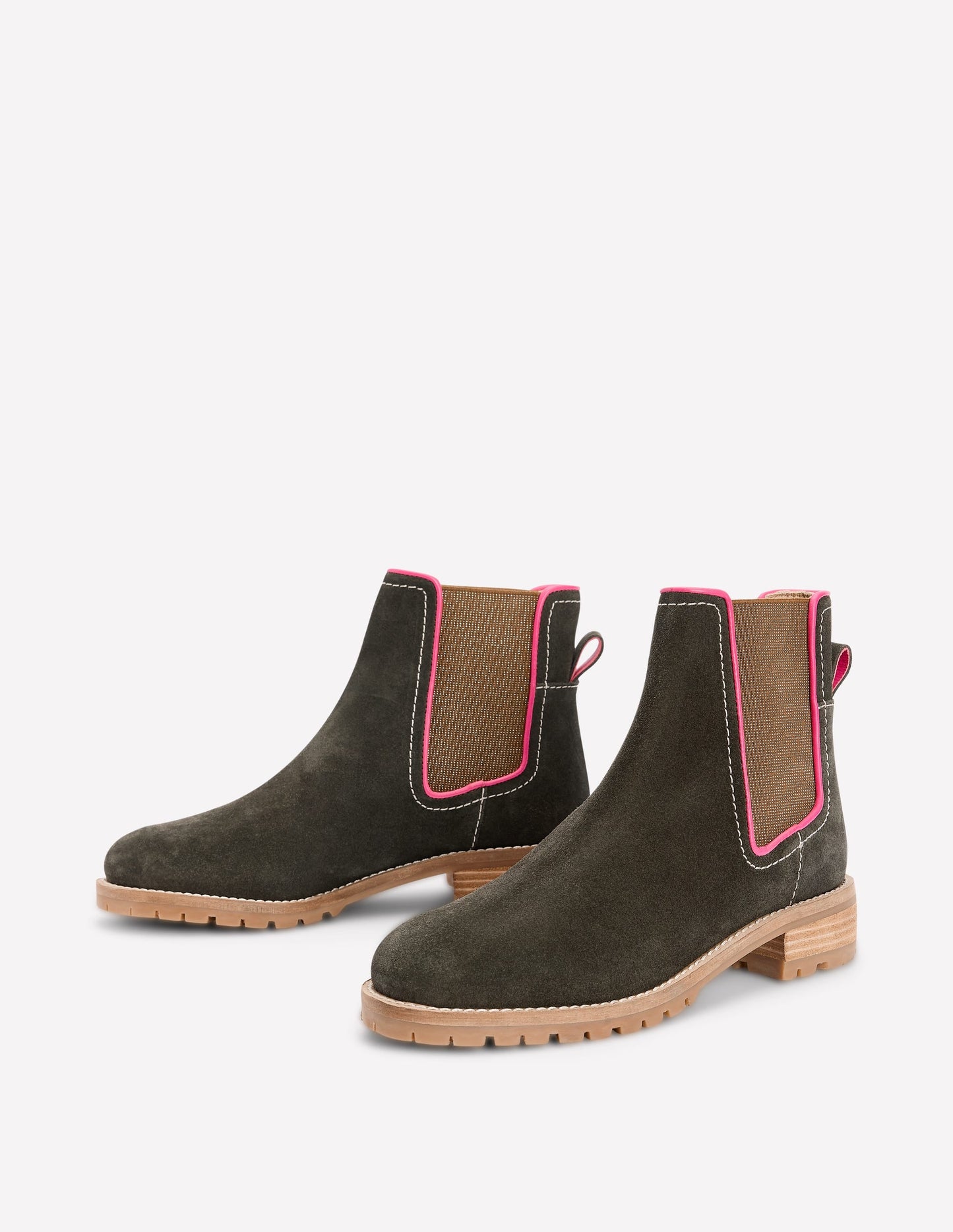 Freya Chelsea Boots-Dark Moss