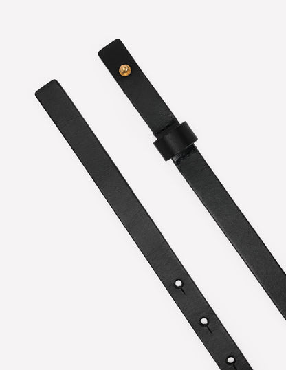 T-bar Ring Belt-Black