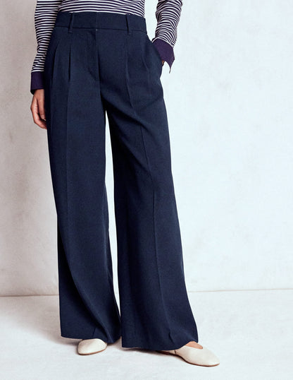 Kensington Tailored Pants-Navy