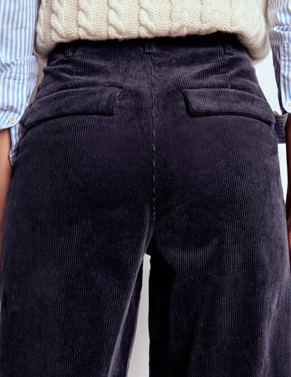 Bloomsbury Cord Pants-NAVY
