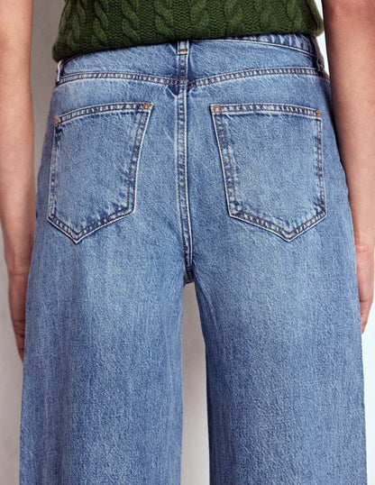 Relaxed Wide Leg  Jeans-Mid Vintage