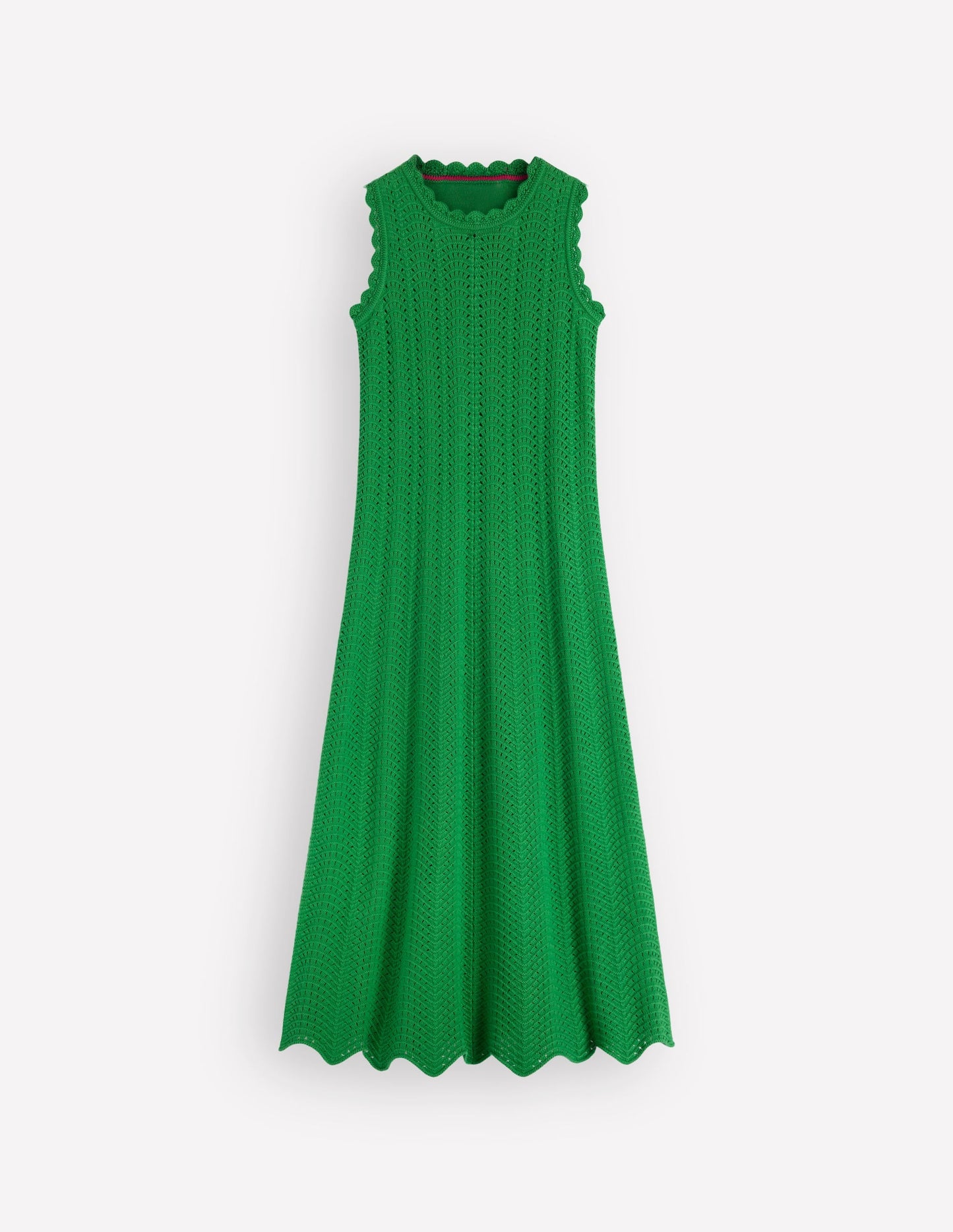 Stella Maxi Crochet Dress-Shamrock Green