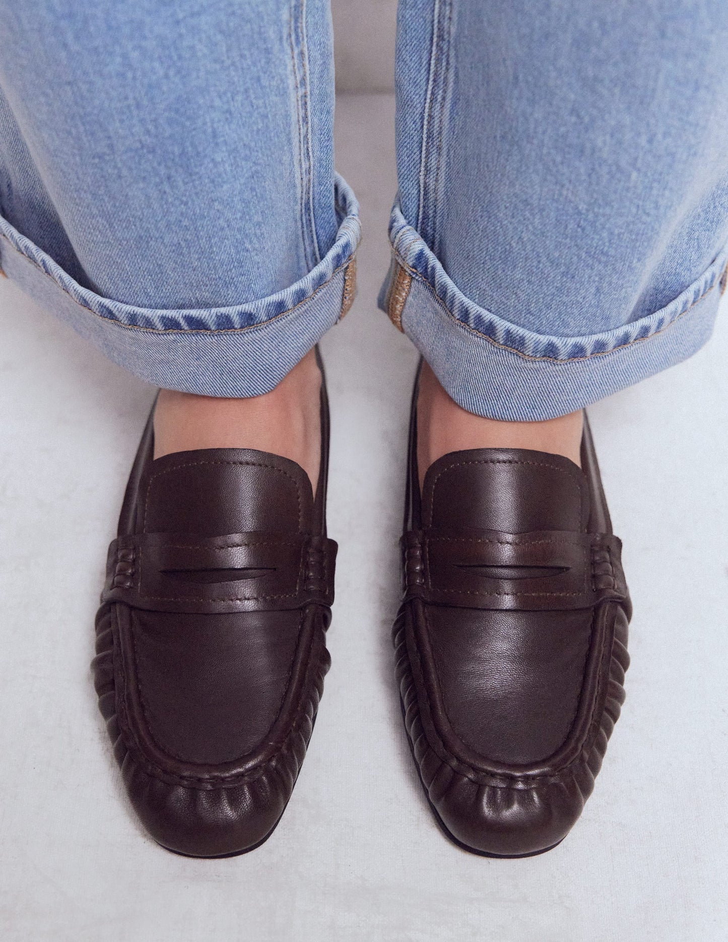 Super Soft Flexi Loafer-Bitter Chocolate