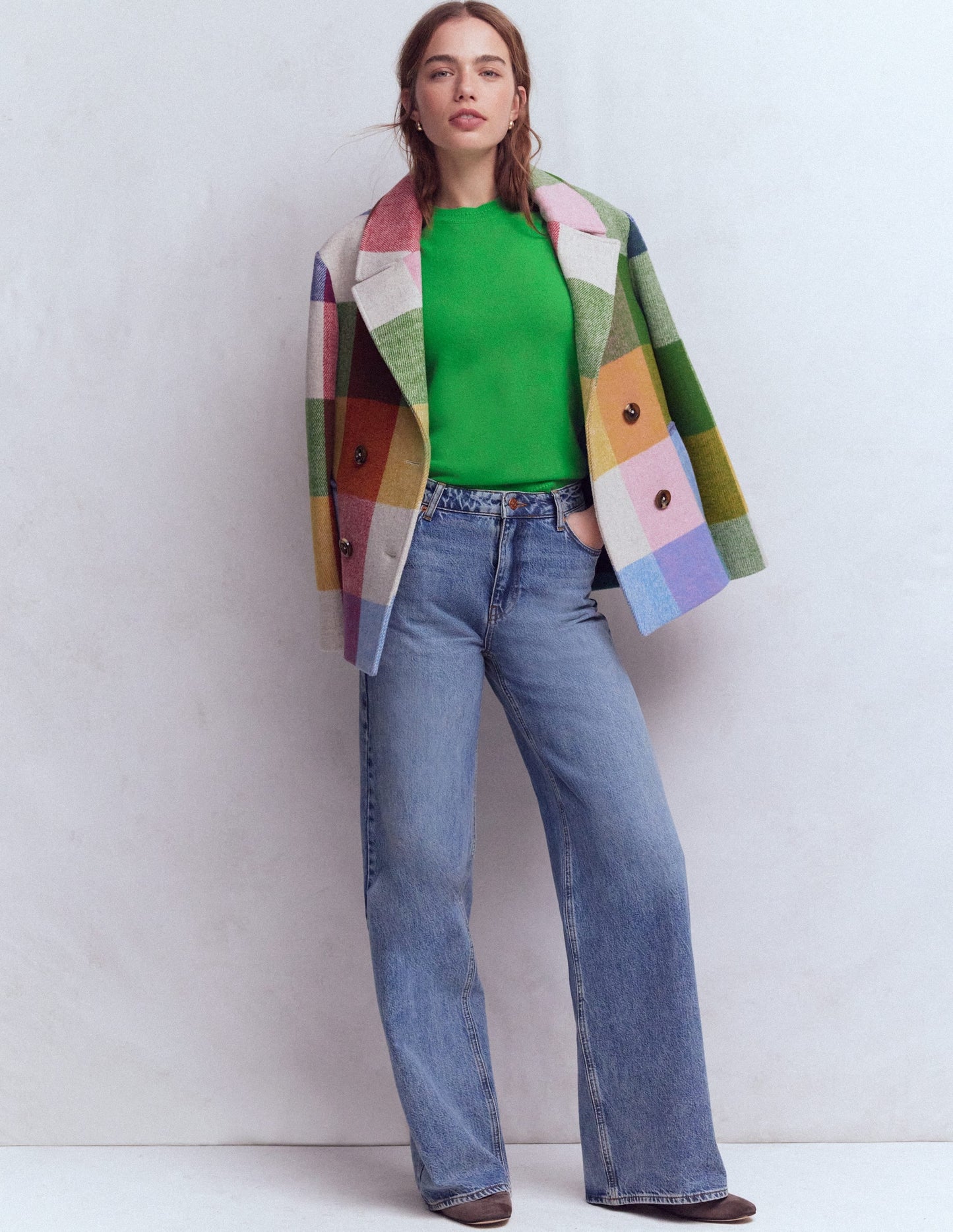 Eva Cashmere Vest-Sapling Green