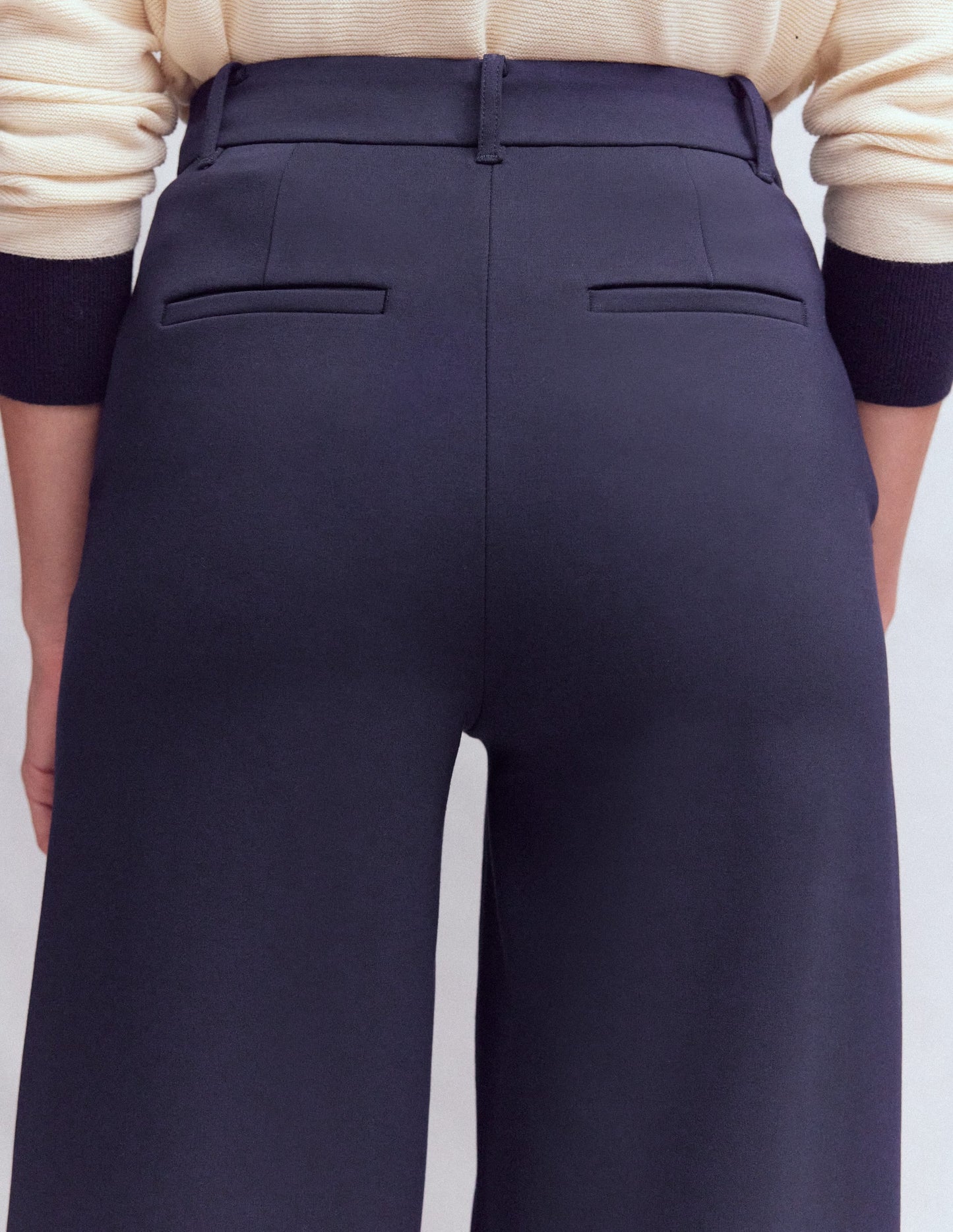Belgravia Ponte Pants-Navy