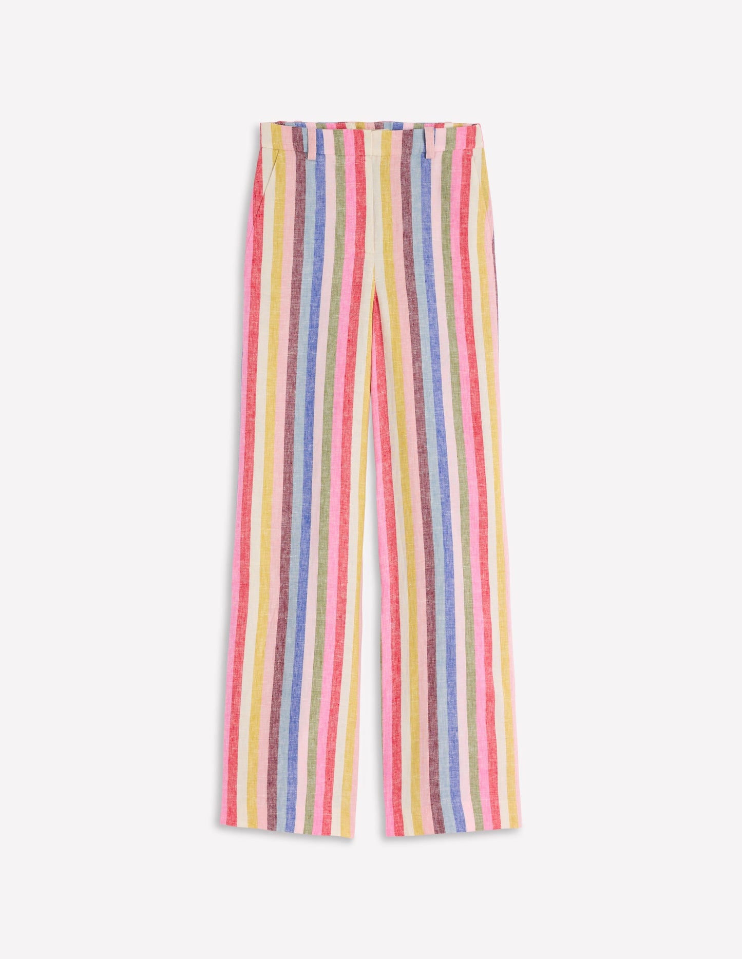 Belgravia Linen Pants-Multi Stripe