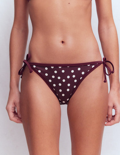 Symi Reversible Bikini Bottoms-Chocberry