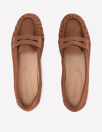 Classic Penny Loafers-Tan
