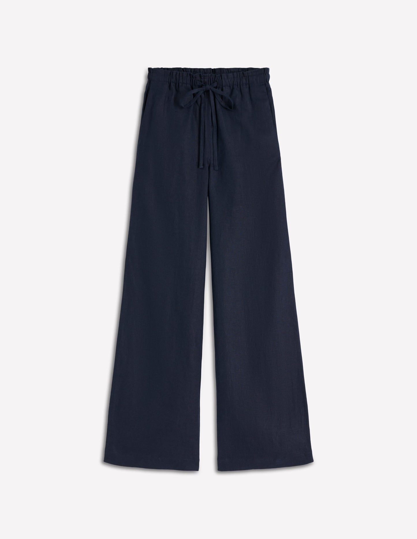 Islington Linen Pants-Navy