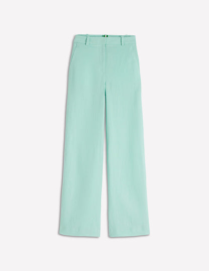 Belgravia Linen Pants-Spearmint