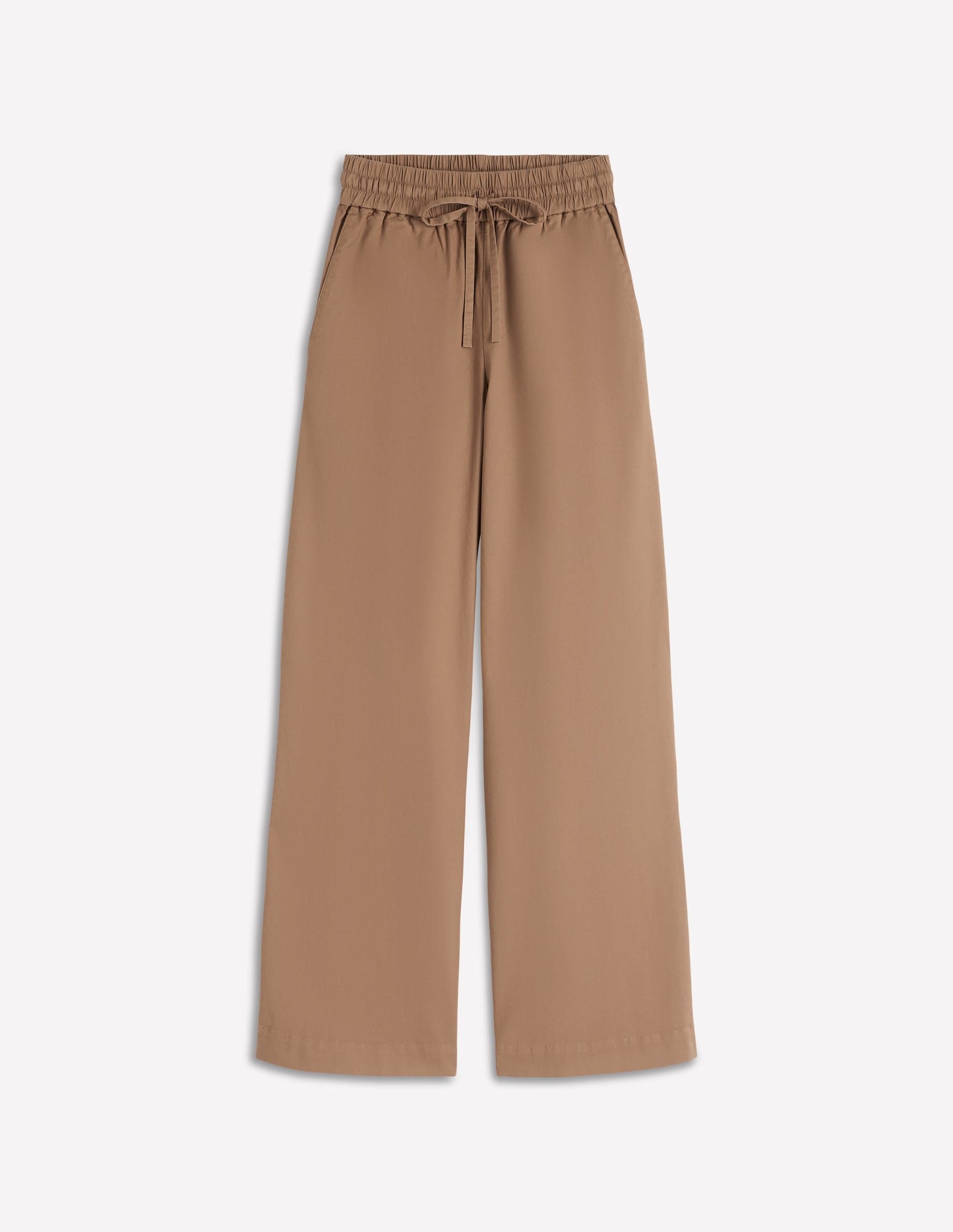 Greenwich Tie Waist Pants-Cappuccino