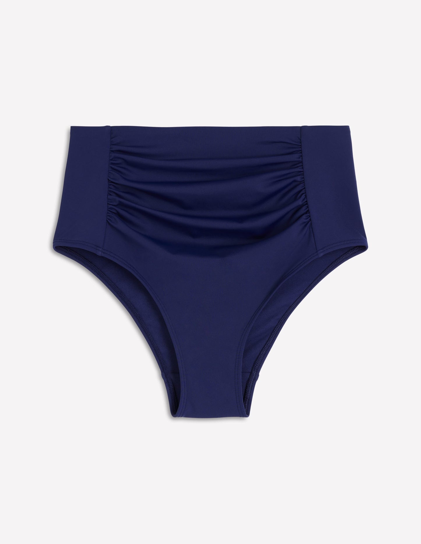 Kythira Ruched Bikini Bottoms-Navy