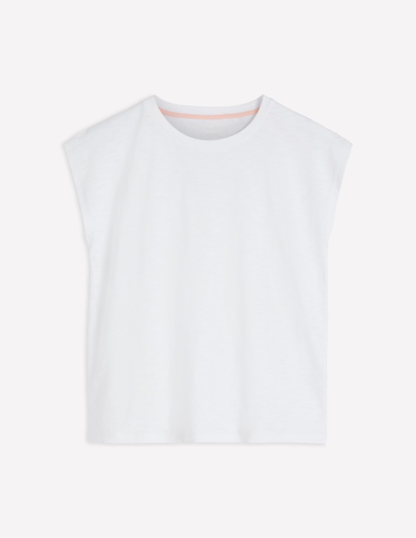 Louisa Slub T-Shirt-White