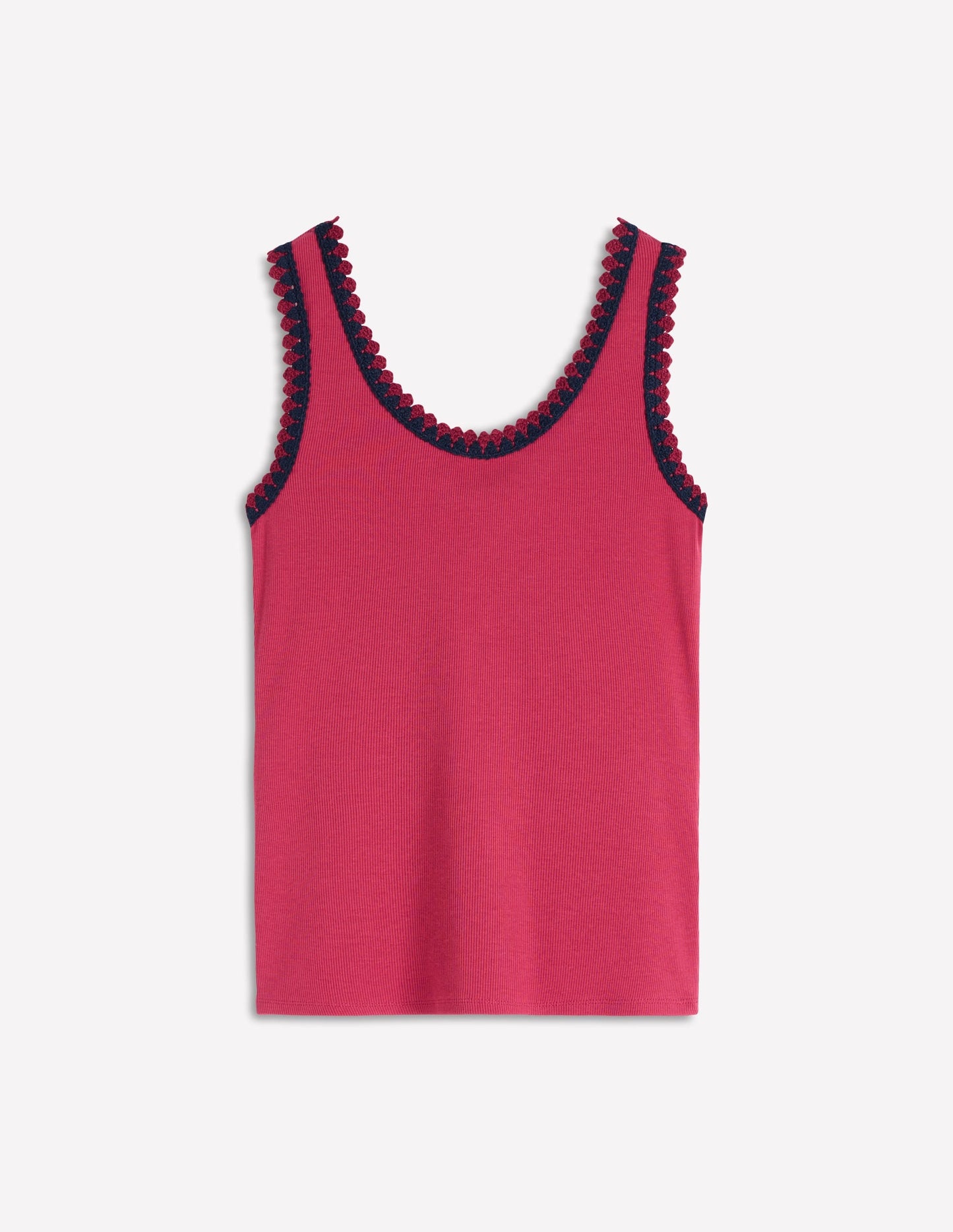 Maddie Trim Detail Vest-Terracotta Red