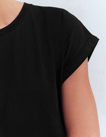 Turn Back T-shirt-Black