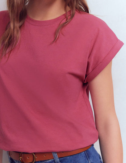 Turn Back T-shirt-Pink Blush